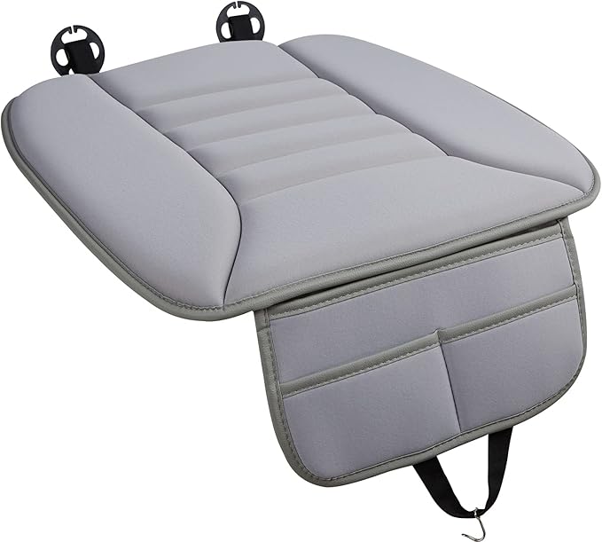 Big Ant Car Seat Cushion Pad Memory Foam Seat Cushion,Pain Relief Cushion Comfort Seat Protector for Car Office Home Use,Gray 1PC