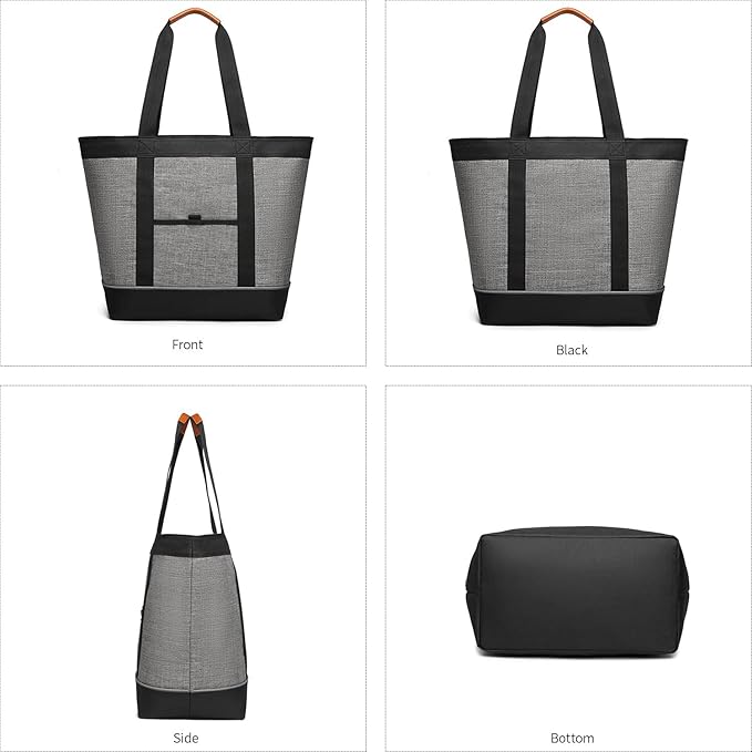 Insulated Cooler Bag Reusable Grocery Tote Bags Transport Large Lunch Box for Women