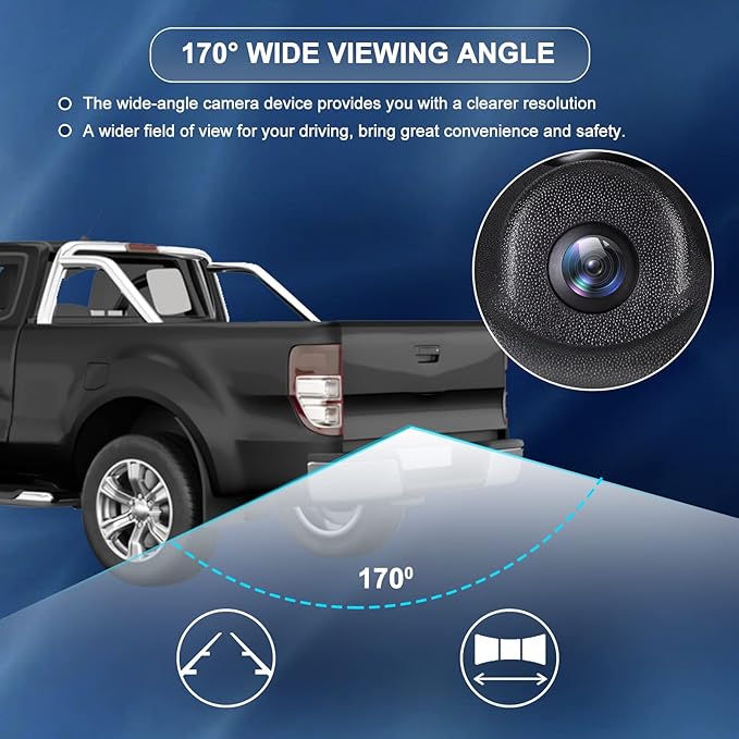Rear View Reversing Backup Camera 84062896 23363727 Replacement for Chevy Silverado 1500/2500 HD / 3500 HD 2016-2019, for GMC Sierra 1500/2500 HD / 3500 HD 2016-2019