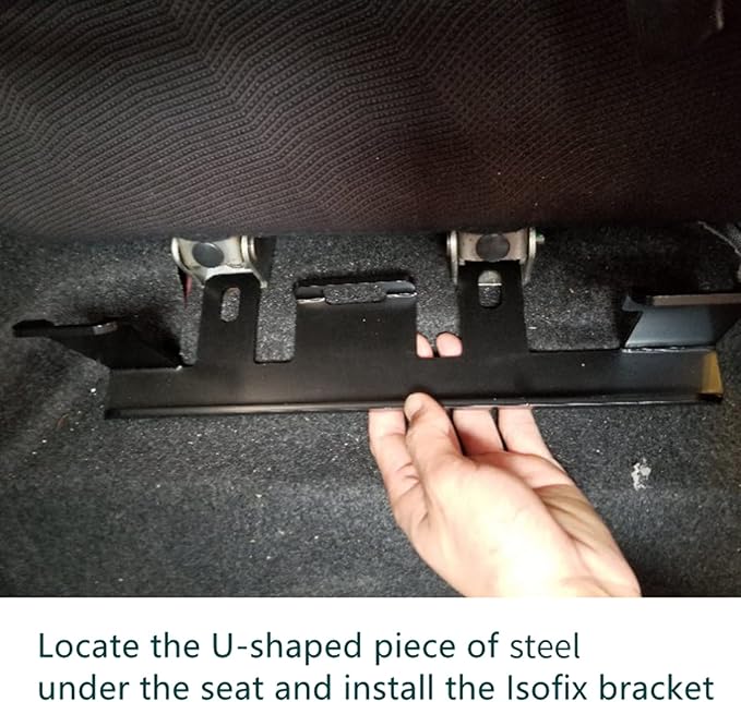 Car Bracket, Car Child Safety Seat Belt Bracket Mount Base ISOFIX Interface Mount Bracket Car Seat Restraint Anchor Mounting Kit Replacement for FIT GK5 2013-Now Right Side (Co-Pilot Rear Seat)