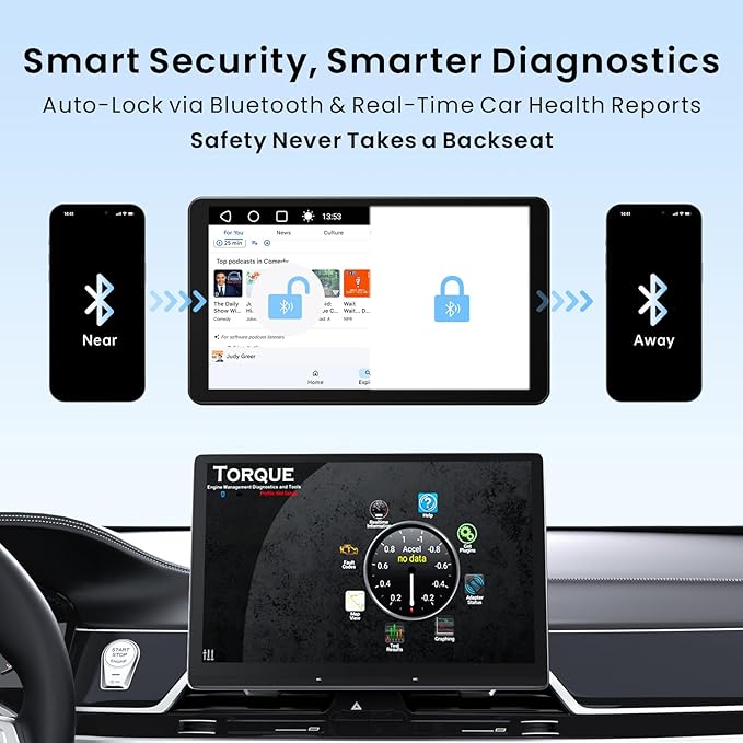 Wireless CarPlay Adapter, Magic AI Box with Dual-WiFi Stability, 4GB+32GB Enjoy Video & Music Apps, Navigation, AI Voice, Plug & Play for Factory Wired CarPlay