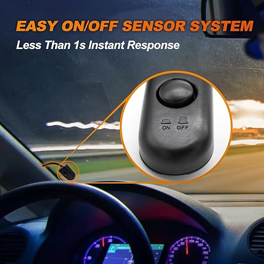 Promata 12V Automatic Headlights Sensor Kit - Auto On/Off & Smart Light Sensing, Universal Car Auto Sensor Control System