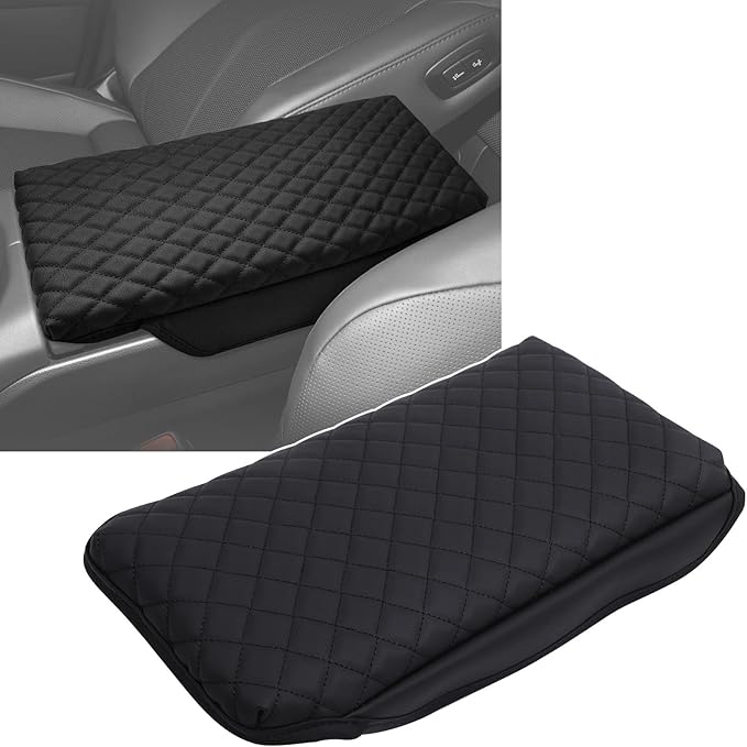 Aunginsy Leather Center Console Protector Cover Compatible with Toyota Crown Signia 2025/Crown 2023-2026, Car Center Console Armrest Seat Box Cover Cushion Lid Pad Waterproof Anti-Scratch Accessories