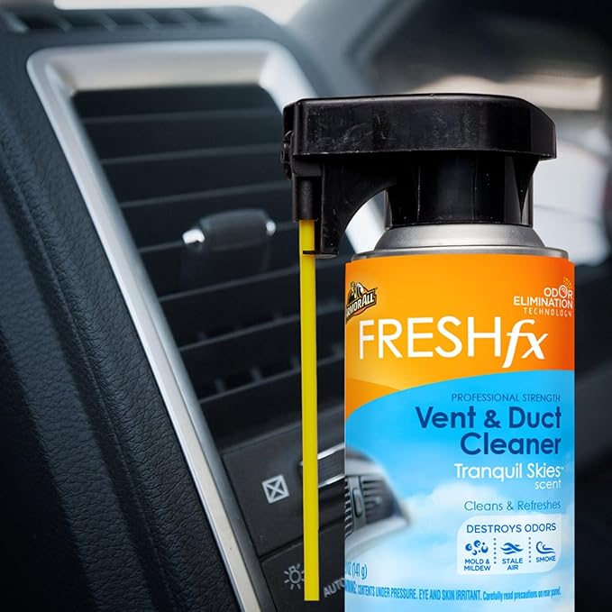 Armor All Fresh FX Vent and Duct Cleaner Odor Neutralizer, Stocking Stuffers, Tranquil Skies Scent, 3 Count, 5 OZ Each
