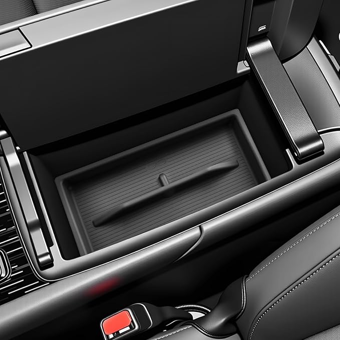 SKTU 2-Pack 2023 2024 2025 2026 Lexu s RX350 Center Console Organizer for 2023-2026 Lexu s RX350/RX450h/RX500h Console Tray 2023 2024 2025 2026 RX350 Accessories with Sunglasses Holder [Double Layers]