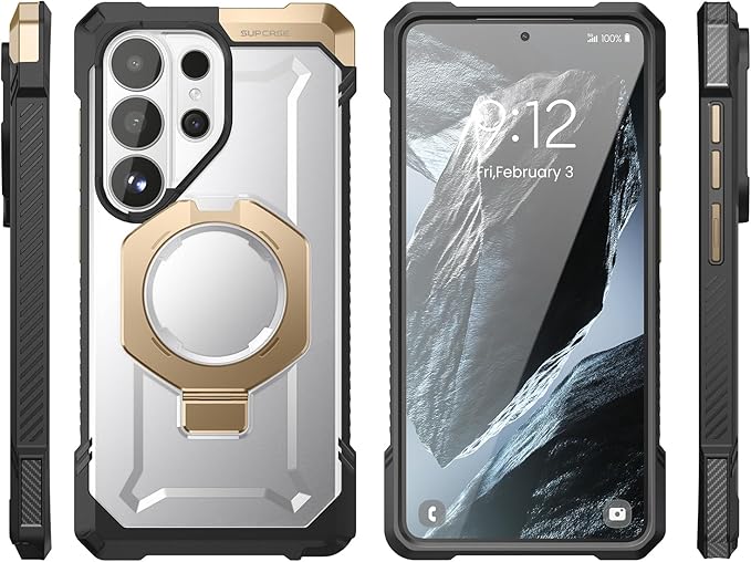 SUPCASE for Samsung Galaxy S26 Ultra Case with Kickstand (Unicorn Beetle Grip), [Wireless Charge Compatible] [Military-Grade Protection] Heavy-Duty Magnetic Phone Case for S26 Ultra 6.9 Inch, Desert