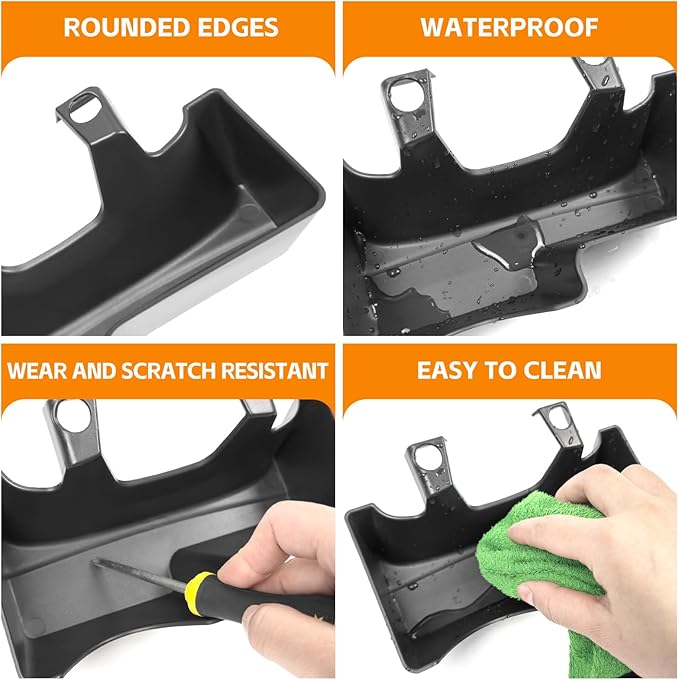Center Console Organizer Compatible with 2021-2025 Ford Bronco Sport/2020-2025 Ford Escape Hanging Armrest Box Storage Tray for Bronco Sport/Ford Escape Accessories(Hanging Storage Tray)