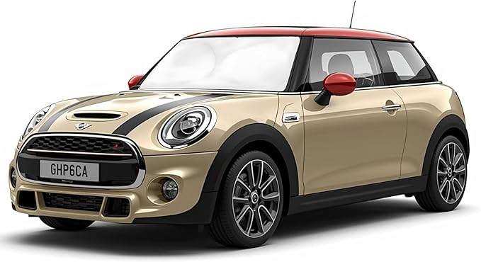 Windshield Sun Shade -Certified 99.87% UVB & 99.02% UVA Car Sun Shade. Award Winning Sunshade - Patented Technology | Compatible for BMW Mini Cooper F55 2014-2025 | Car Shades by Kinder Fluff