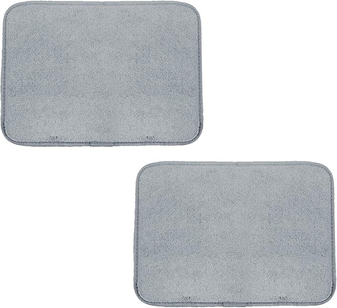 FH Group F14403GRAY Gray Carpet Floor Mat with Heel Pad (Deluxe)