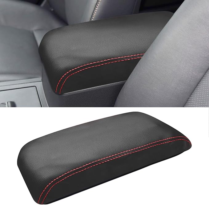 Compatible with Center Console Armrest Cover for Toyota Camry 2012 2013 2014 2015 2016 2017 Leather Arm Rest Storage Box Lids Cushion Protector Pad