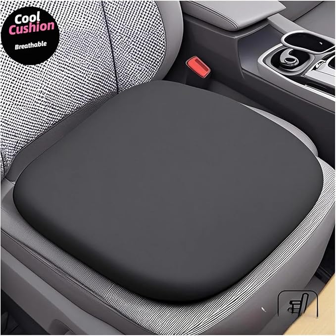 Memory Foam Car Seat Cushions with Lumbar Support - Cool and Breathable Comfort for Car and Office Use(C,35x35cm)