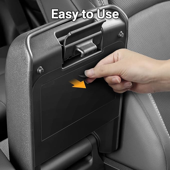 Hellet 2PCS Center Console Organizer Compatible with Toyota 2025 2026 4Runner Interior Accessories Storage Box Organizer Tray Hidden Storage Box