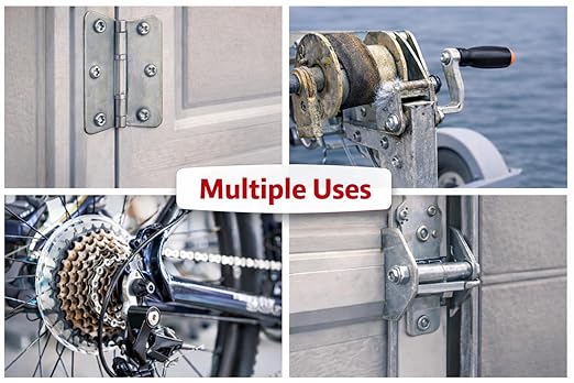 MPD PRO White Lithium Grease Spray, Marine-Grade Drip-Free Lubricant, Non-Staining High-Solid Formula for Garage Doors, Hinges, Chains & Automotive Use – 11 oz (2-Pack)
