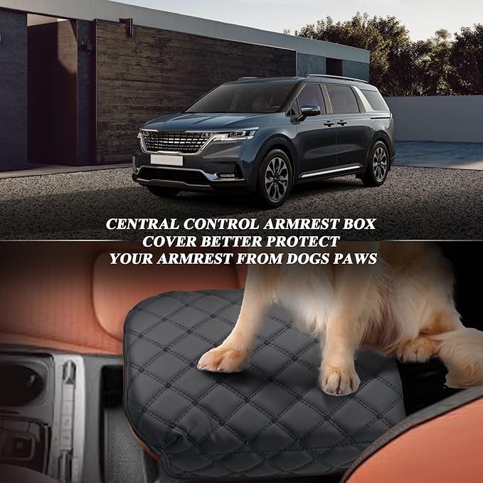 BIBIBO for 2025 2026 Kia Carnival Center Console Armrest Cover:2024 2025 2026 Kia Carnival Accessories 2022-2025 Kia Carnival Arm Rest Cover Kia Carnival Console Cover,2024 2025 Kia Carnival Armrest