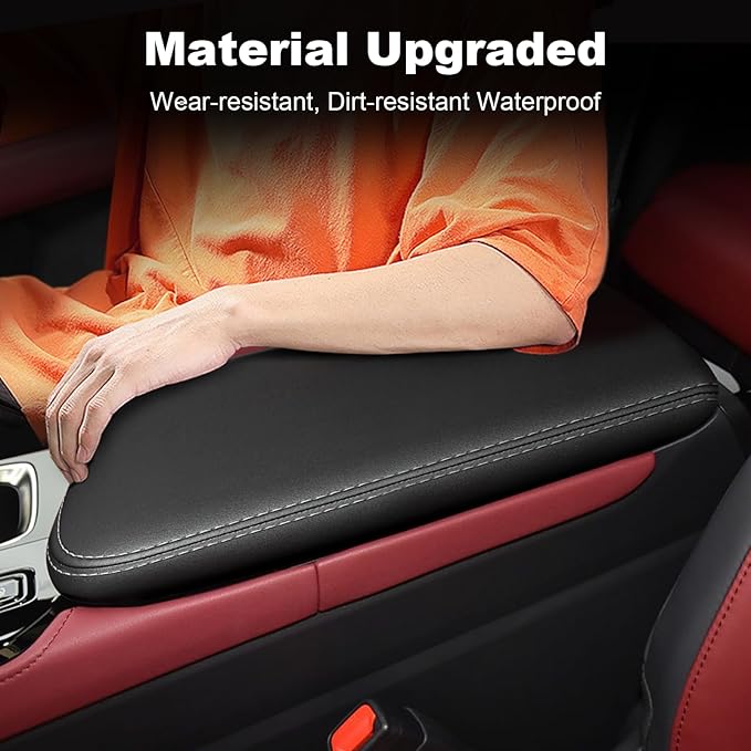 Center Console Cover for Lexus NX NX250/NX350/NX350h/NX450h+ 2022 2023 2024 2025 Car Accessories Interior Arm Rest Cover Armrest Box Cushion Pad Automotive Accessory PU Leather Waterproof