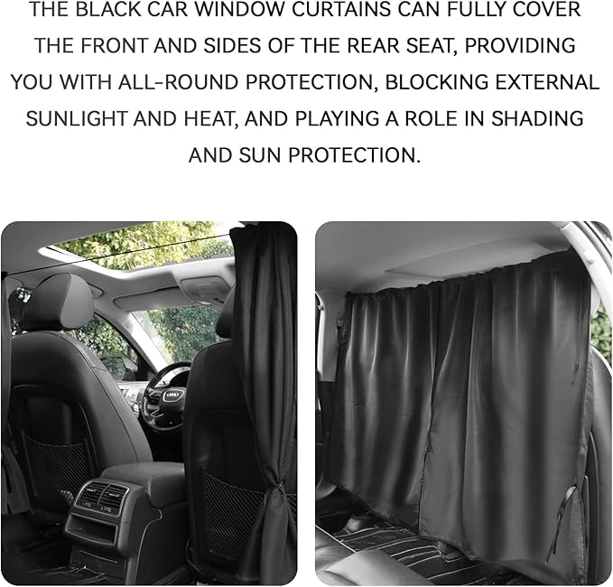5PCS Car Sun Shade Windshield for Light Blocking and Privacy, Window Screen Cover for Baby Car Accessories Interior for Sleeping Traveling Camping Helps Block UVA/UVB Rays Protection