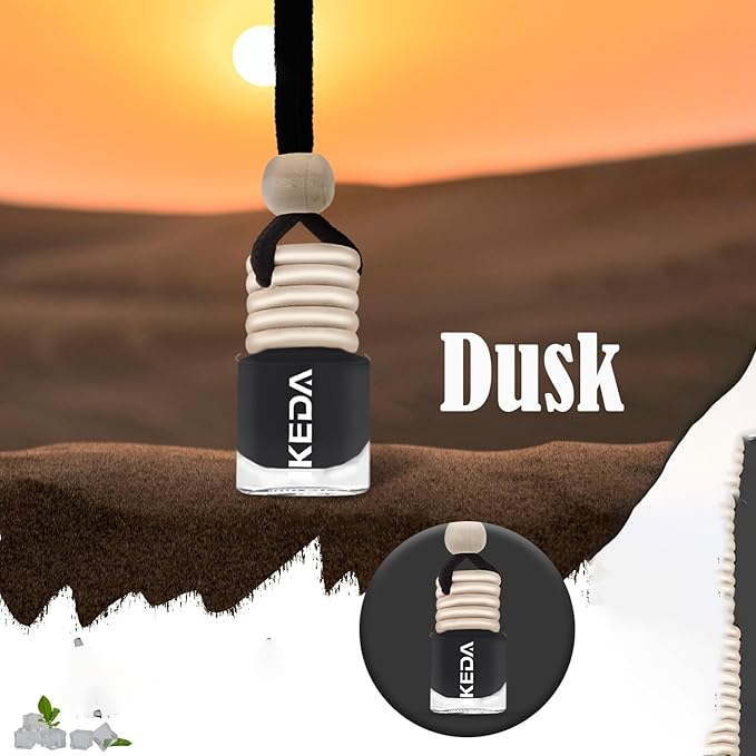 Automotive Air Freshener 4ml Car Scents | 45-Days Keep Fragrance | Automobile Hanging Diffuser Bottles | Remove Auto Odor Long-Lasting Fresh Air for Men Women Home Deodorizer (Dusk)