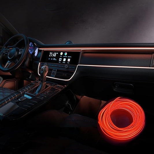 Car Interior Lights for Mercedes Benz SL-Class W198 W121 W113 R107 R129 LED Car Interior Atmosphere Lamp Car Ambient Lighting Kits,Red