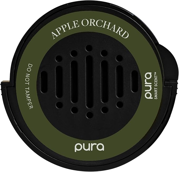 Pura Car Scent Refill - Fragrance for Pura Car Diffuser - Clean & Safe Luxury Diffuser Scent - Long-Lasting Fragrance for 30 Days of Aroma - Apple Orchard