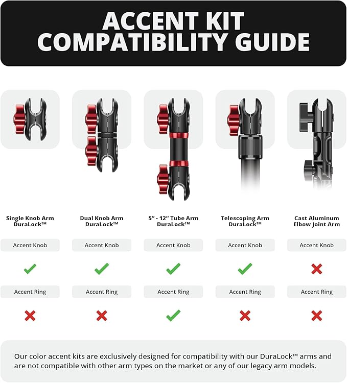 Tackform Link Vent Mount Magnetic Phone Holder - Compatible with MagSafe, BlueCruise, 2021-2025 Ford F150 & Raptor, 2023-2025 Ford Super Duty | Aluminum | 3.5" Arm | Black