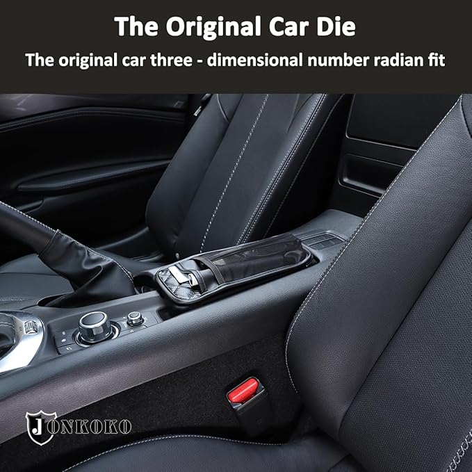 Car Center Console Pad for Mazda MX-5 ND 2015-2023 Car Armrest Cover Leather Cushion Waterproof Car Armrest Seat Box Protector Accessories