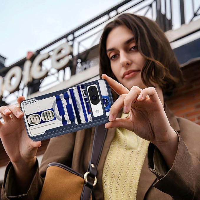 for Google Pixel 8A Case 6.1 Inch - Compatible with MagSafe Women Girls Boys Cute Magnetic Protective Cover Cool Blue Unique Heavy Duty Shockproof Design for Google Pixel 8A Phone Cases