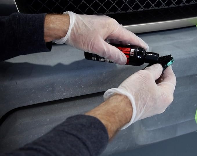 Black Plastic Restorer - Instantly Restore Your Faded or Damaged Black Plastic Trim - Won't Wash Off - Permanent - Lasts for Years - Easy - that Black Stuff