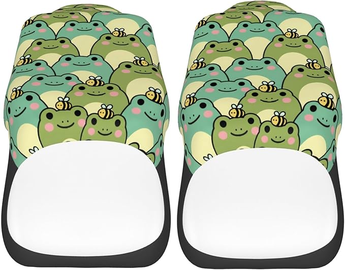 Delerain Car Seat Covers Set 2Pcs, Cute Chubby Frog Universal Front Car Seats Vehicle Enterior Protector Suitable Fits Most Car Auto SUV Sedan Truck