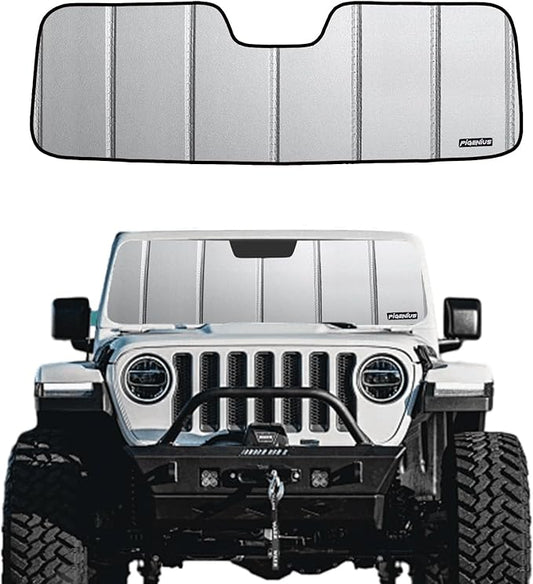 Windshield Sun Shade for Jeep Wrangler 2007-2010 Window Sunshade - Safeguard
