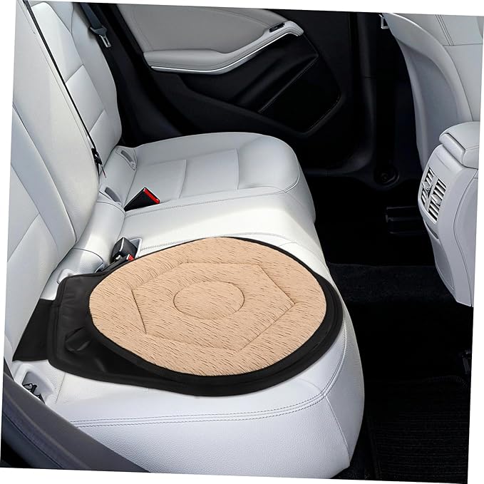 Angoily 360degree Rotating Car Seat Cushion Lumbar Support Non-Slip for Elderly Pregnant Women Home Office