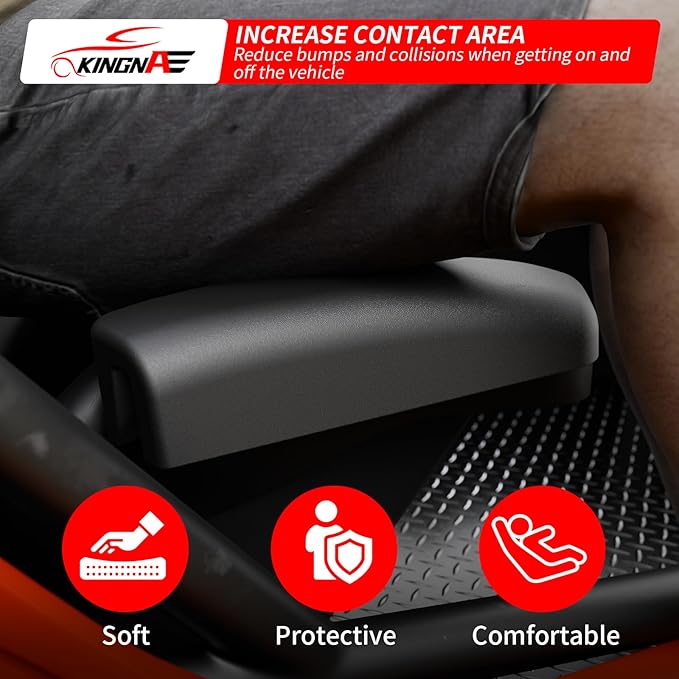 Seat Side Cushion Compatible with 2017-2025 Can-Am Maverick X3 & X3 MAX/2024-2025 Maverick R EVA Foam Seat Side Pads Assembly 2PCS for UTV Accessories