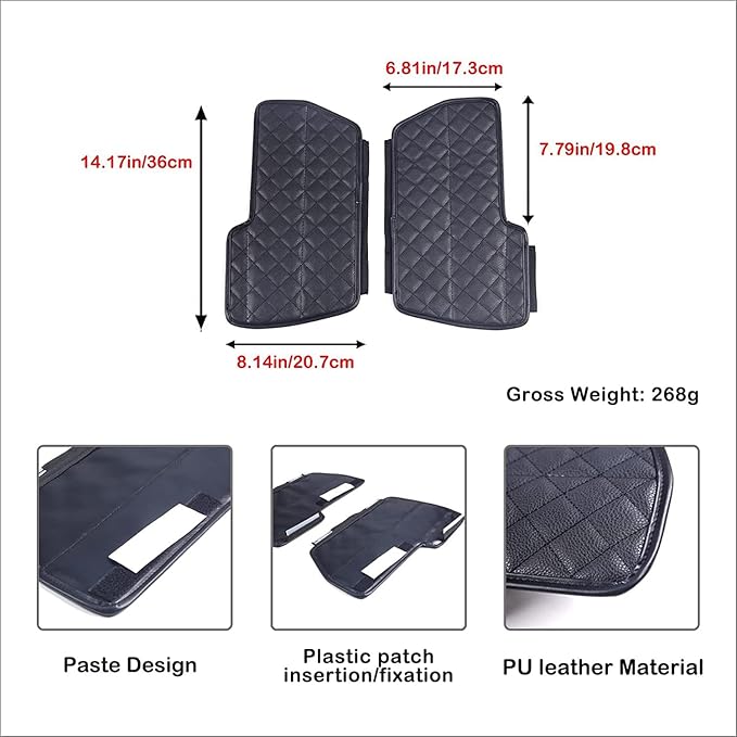 Car Leather Center Console Protector Cover Compatible with Toyota Tundra/Sequoia 2022-2026, Center Console Armrest Seat Box Cover Cushion Lid Protector Pad Waterproof Anti-Scratch Interior Accessories