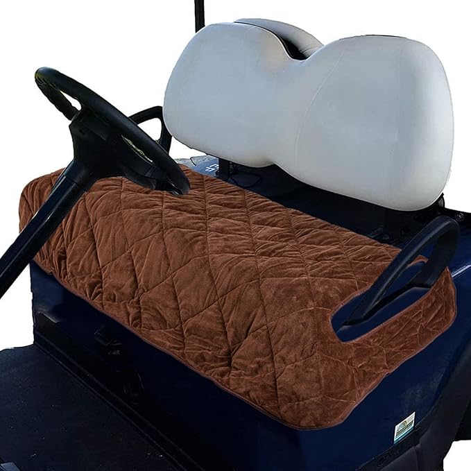 TUYU Golf Cart Seat Covers,EZGO Golf Cart Seat Cover, Golf Cart Seat Towl Blanket, Golf Cart Covers for 2-Person Seats Club Car, Golf Cart Accessories Golf Gifts for Men. Soft and Comfortable