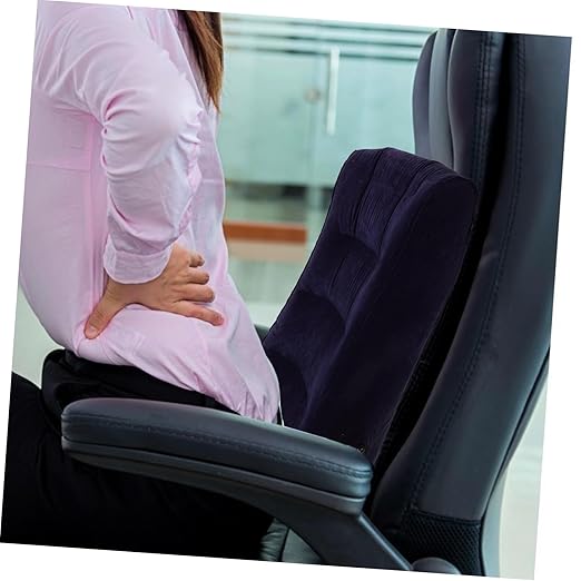 Inflatable Lumbar Pillow Car Seat Cushion for Office Chair Back Support Pillow