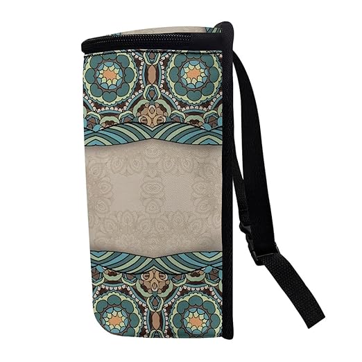 BIGCARJOB Bohemian Style Car Trash Bags for Back Seat,Boho Hummingbird Print Auto Trash Bin Garbage Bags Universal Hanging Trash Can Auto Interior Storage Bags