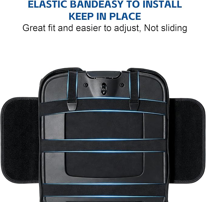 Center Console Cover Fit for 2018-2013 Dodge Ram 1500, 2013-2024 Ram 2500/3500/1500 Classic Model Thickened Leather Armrest Cover Cushion Center Lid Protector with Pockets (Jump Seat Only)