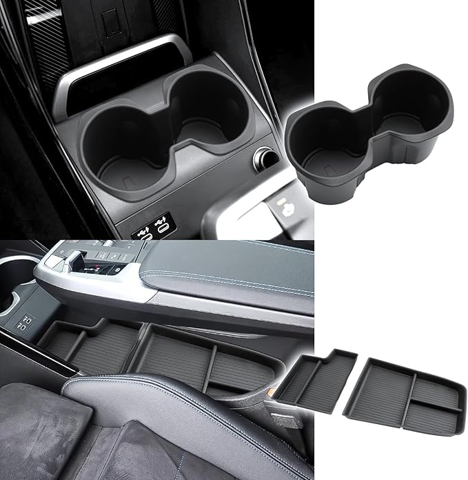 LFOTPP for BMW X1 U11 Center Console Organizer for 2023 2024 2025 2026 BMW X1 U11 Middle Armrest Storage Tray Insert, OEM Fit, Non-Slip Waterproof Interior BMW X1 U11 Accessories