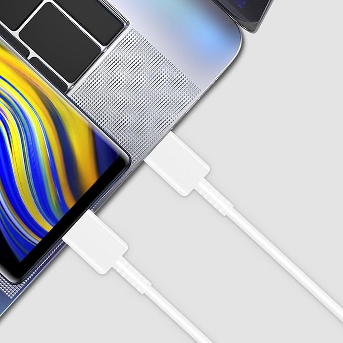 Type C Charger, 2-Pack 25W Type C Fast Charging Block with 6ft USB C Charger Cable Compatible with Galaxy S23 Ultra/S23+/S22/S21/S20/Phone 16/16 Plus/16 Pro Max/15/15 Pro Max/15 Plus-White