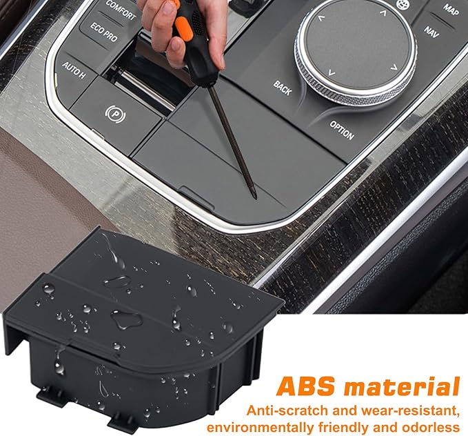 Center Console Organizer Compatible with BMW 1 2 3 4 Series X3 X4 F40 F44 G20 G21 G22 G23 G24 G26 G01 G02 M4 G82 M3 G80 i4 i3 LHD Modification ABS Hidden Storage Box