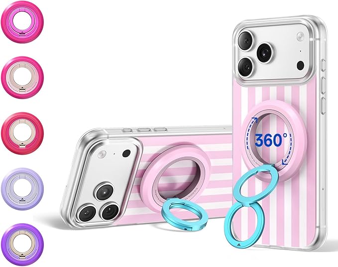 SYNCWIRE for MagSafe Phone Grip, Valentine's Galentine's Day Birthday Gifts for Her Women Mom Girlfriend Best Friends Sister Wife Teen Girl Magnetic Phone Ring Holder Kickstand