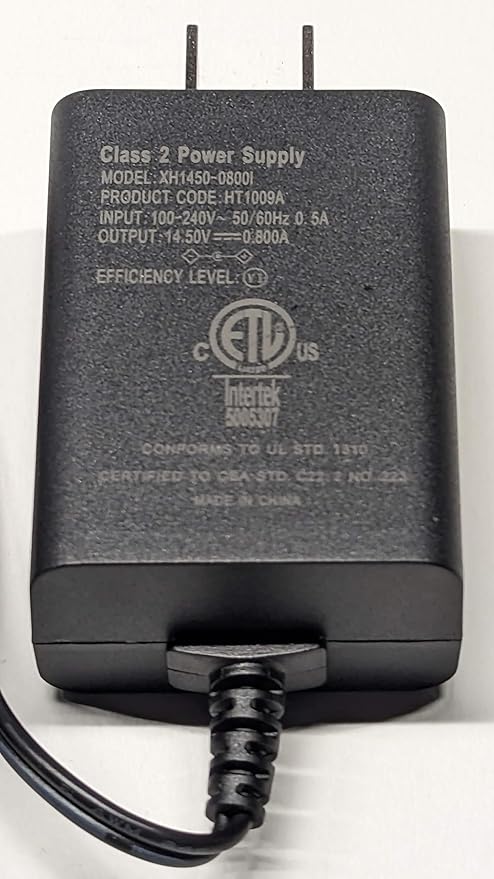 Dewalt OEM 14.5V Battery Charger for HT1009A DXAEPS14 DXAEPS14CA 011-2070-4 1400 1600 Peak Jump Starter Power Supply Cord AC Adapter, ETL Certified