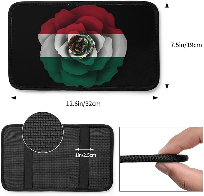 DARLEKS Car Armrest Cushion Auto Center Console Cover Pad Car Handrail Box Universal Decoration Mat