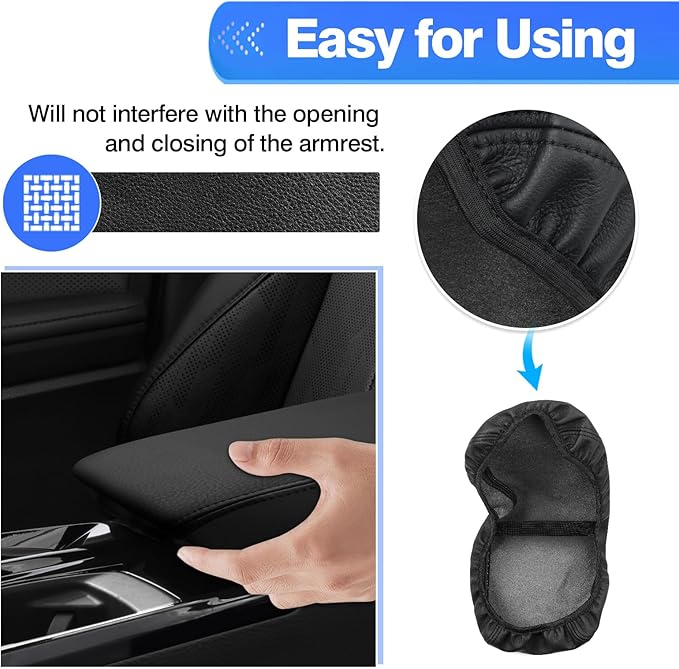Autorder Center Console Cover for 2025-2026 Toyota Camry Accessories Armrest Cover Anti-Scratch Middle Console Pad Leather Armrest Protector