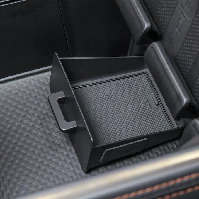 PIMCAR Removable Storage Drawer Tray Compatible with 2019-2026 Dodge RAM 1500 2500 3500 Center Console Storage Drawer Accessories Cubby Organizer Box ABS Plastic (Only Fit Models with Cubby)