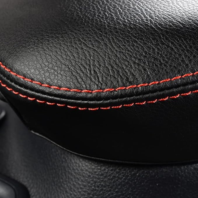 INTGET for Toyota RAV4 Accessories 2025 2024 2023 2022 2021 2020 2019 and 2021-2024 RAV-4 Prime Center Console Cover Leather Armrest Middle Console Lid Cover Arm Rest Covering Car(Red)