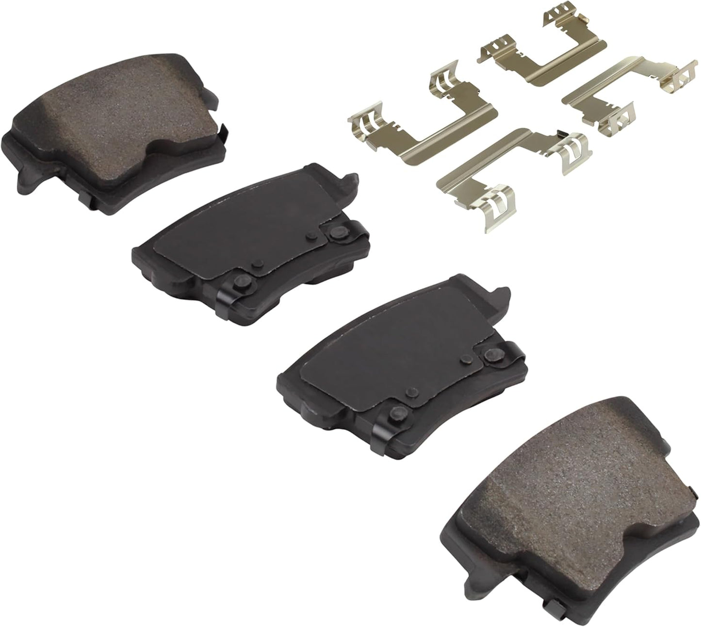 Premium Ceramic Rear Brake Pads (1001-1057AC) Compatible with Chrysler 300 2014-2016, Dodge Charger 2006-2013, Dodge Magnum 2006-2008