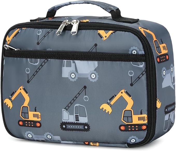 CAMTOP Lunch Box Kids Boys Insulated Lunch Cooler Bag Reusable Lunch Tote Kit for School Travel