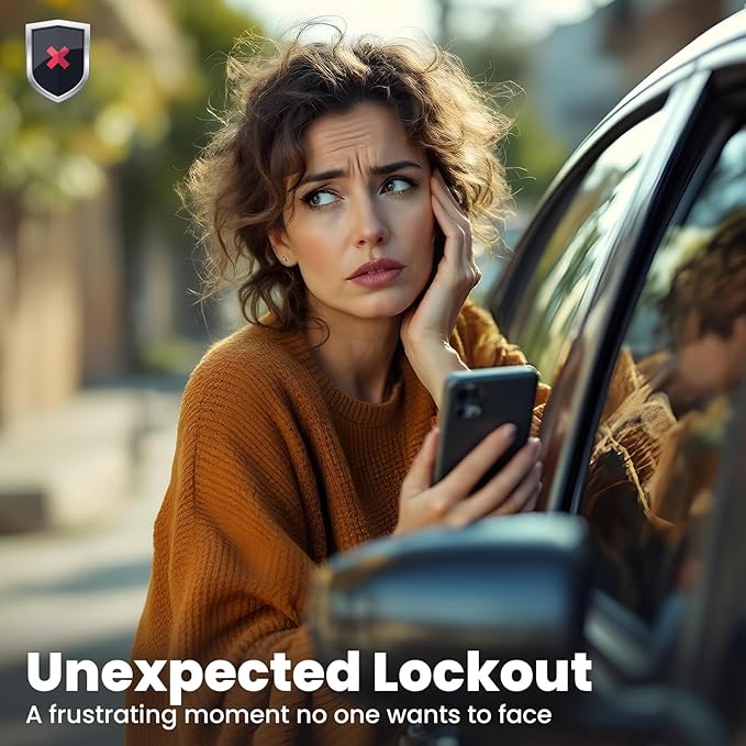 Car Unlock Kit - Complete Emergency Tool Set for Road Safety | Protect Your Vehicle and Loved Ones | Includes Premium Bag, Luxury Keychain & Microfiber Towel.