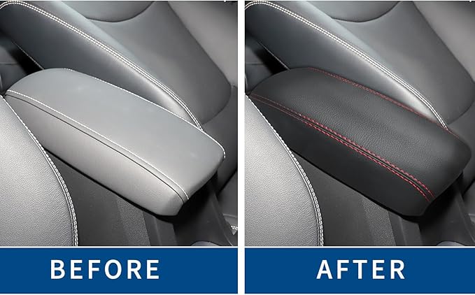 Compatible with Center Console Armrest Cover for Toyota Corolla 2020 2021 2022 2023 2024 Leather Arm Rest Storage Box Lids Cushion Protector Pad