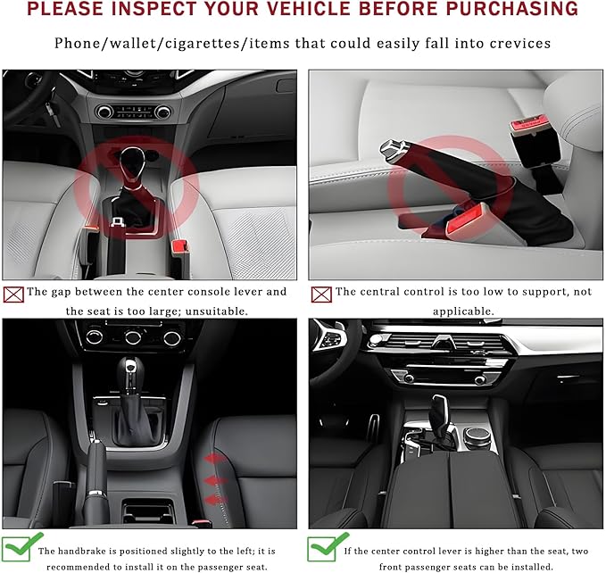 Car Armrest Storage Box Organizer for Nissan Versa 2006–2025, Forearm Wrist Support Adjustable Center Console Armrest Pad Car Seat Gap Filler Organizer